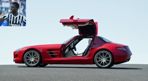Image de Mercedes SLS AMG Patrice Evra