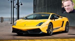Image de Wayne Rooney et sa Lamborghini Gallardo